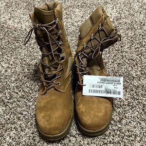 Steel toe Army Boots